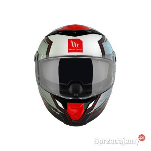 KASK MT THUNDER 4 SV Pental Matt Szaro czerwony Mrągowo
