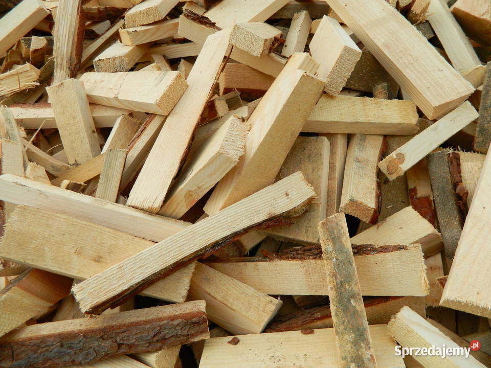 Opał pocięta zrzyna sosnowa drewno rozpałka podlaskie Baciki Bliższe