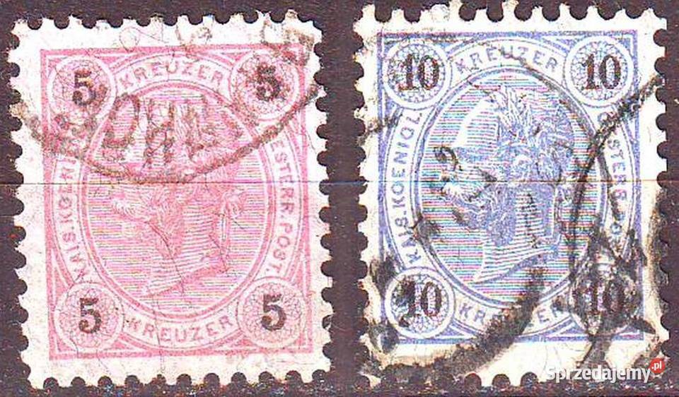 Zn Austria Mi 51 3 4 kas 1890 Gliwice