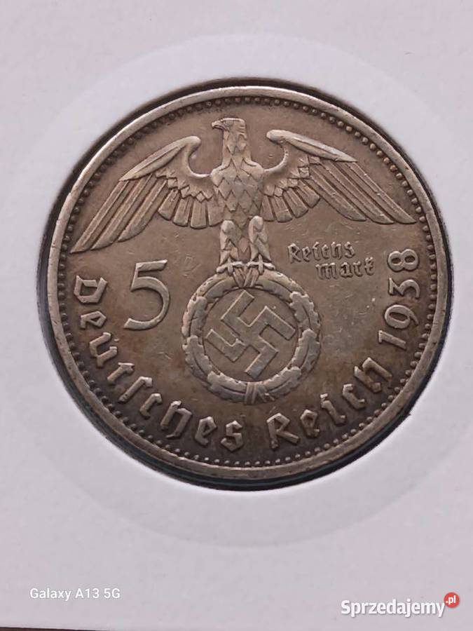 5 Marek Niemcy 1938 r Paul von Hindenburg men A Konin