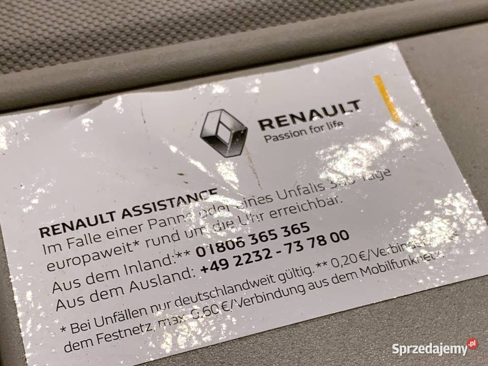 OSŁONA PRZECIWSŁONECZNA LEWY RENAULT CAPTUR I