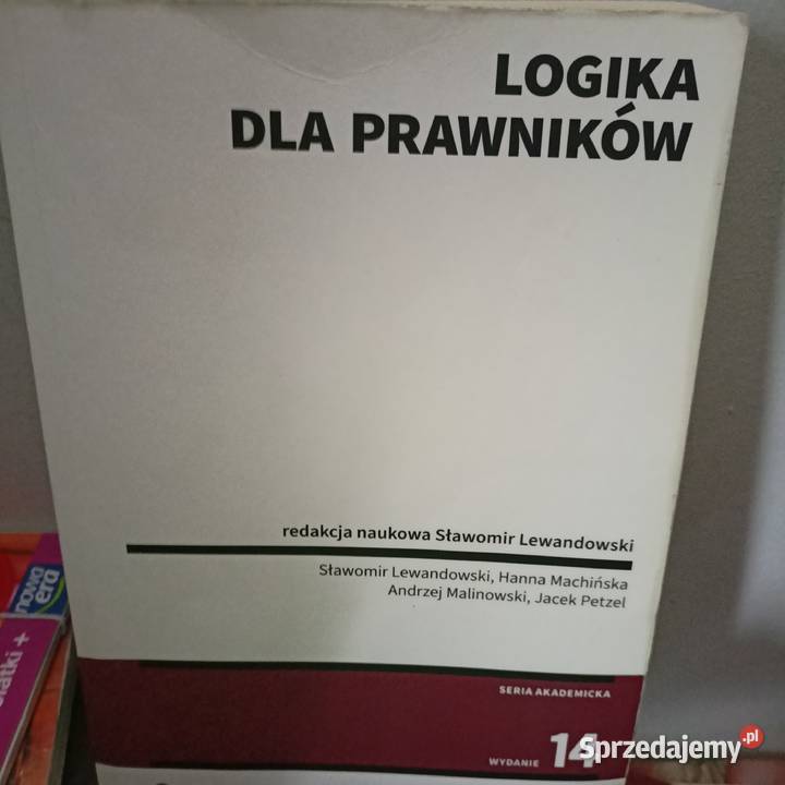 Logika prawników Lewandowski wyprzedaż Książki naukowe i popularnonaukowe mazowieckie Warszawa