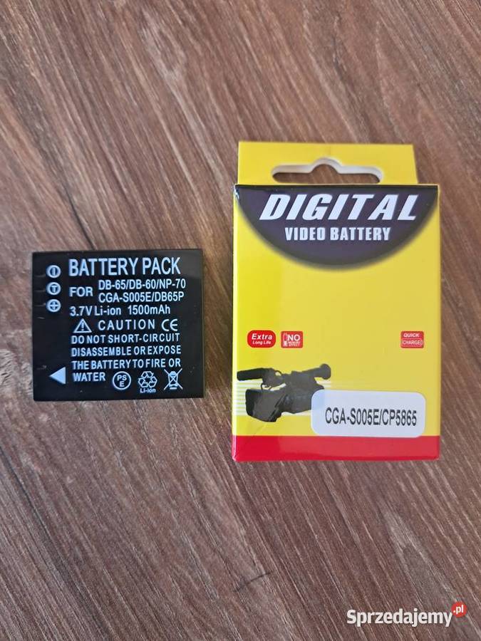 nowy akumulator zamiennik CGAS005E do aparatów Sandomierz