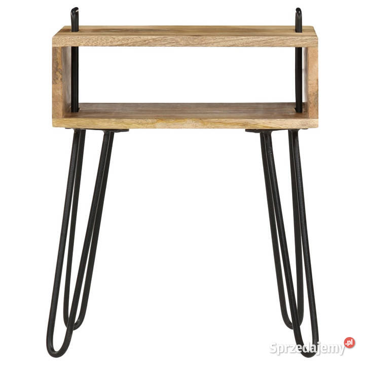 Stolik nocny z litego drewna mango 40 x 34 x 47