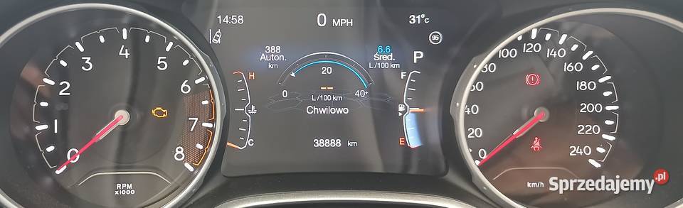 Jeep Compass Limited 2021 38 Polski salon ASO 150KM Compass łódzkie Łowicz