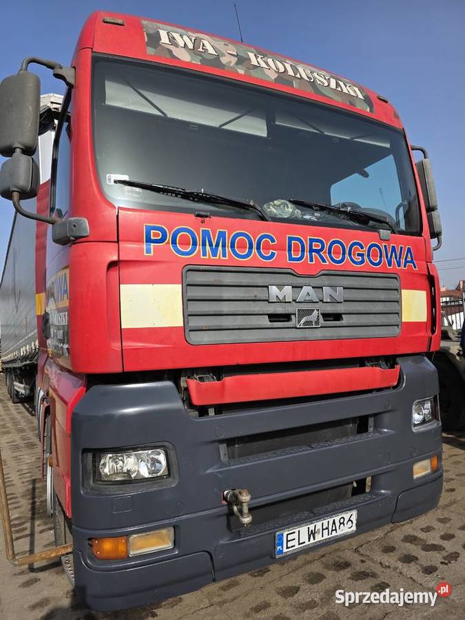 Ciągnik siodłowy MAN TGA 18480 4x2 BLS w całości Koluszki