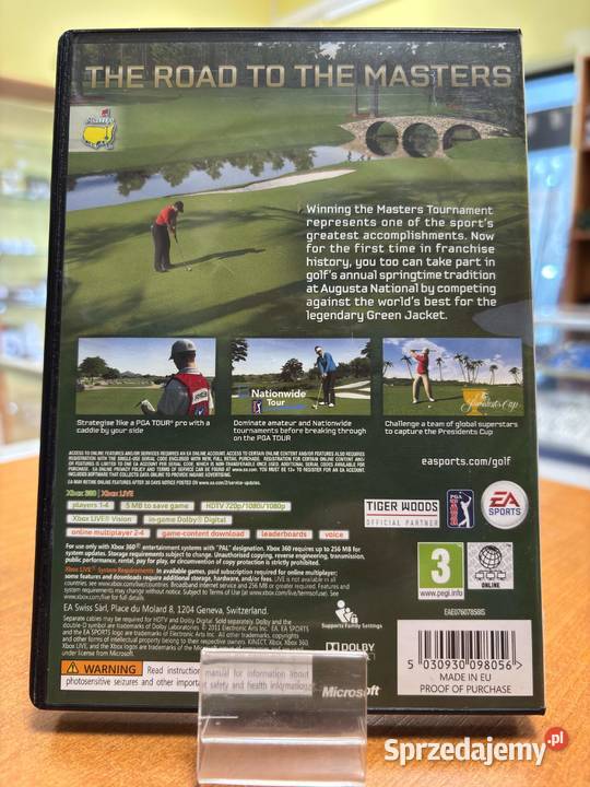 Gra Tiger Woods PGA Tour 12 Masters Xbox 360 PAL Gry na konsole sprzedam