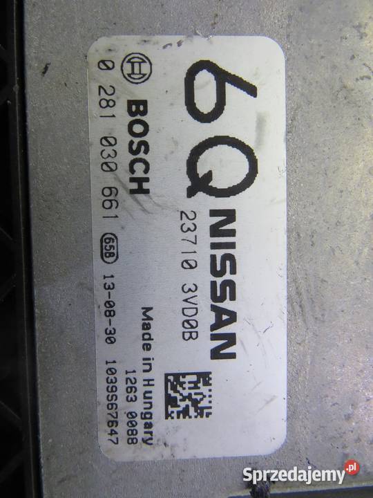 KOMPUTER SILNIKA 15 DCI NISSAN NOTE 237103VD08