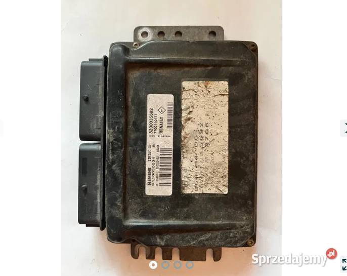Sterownik silnika Siemens Renault Megane I osobowe Komputery Ostrów Wielkopolski