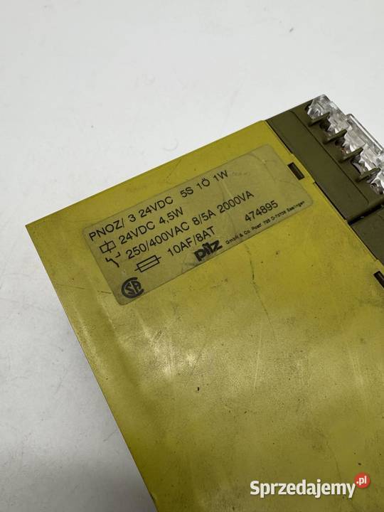 Pilz PNOZ3 24VDC 5S1 474895 Pozostałe Warszawa