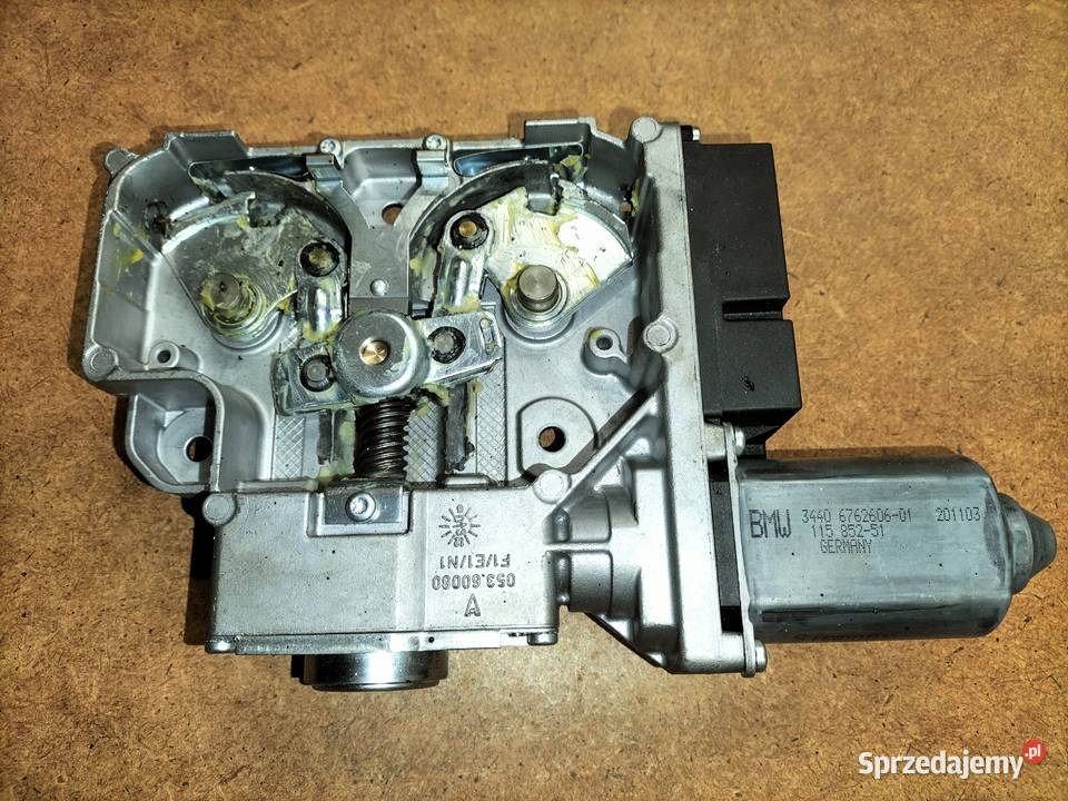 Sterownik z siłownikiem ręcznego hamulca BMW E65 Poręba