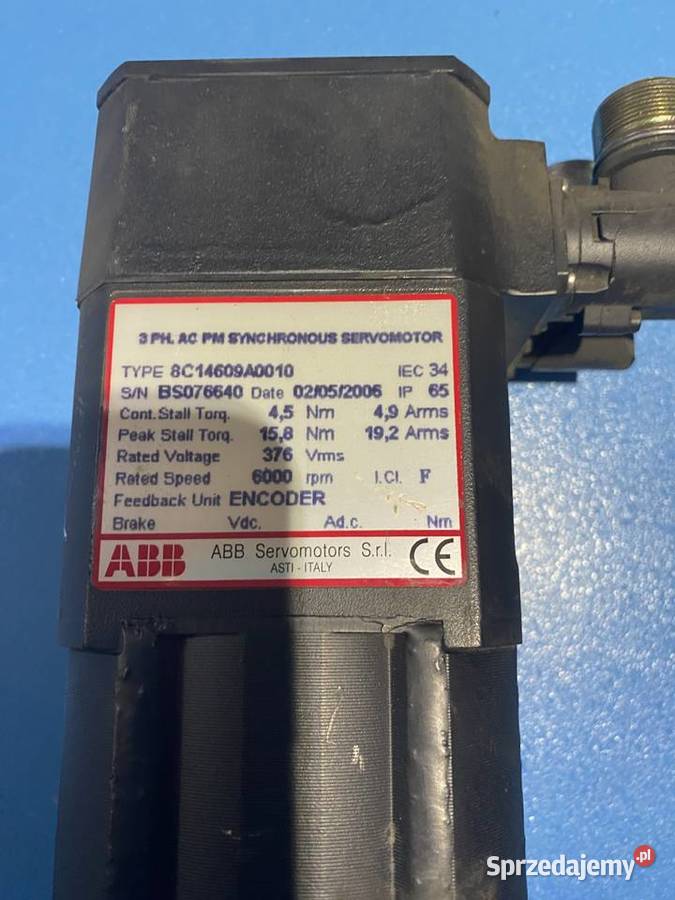 MOTOR ABB TYPE 8C14609A00100 Wrocław