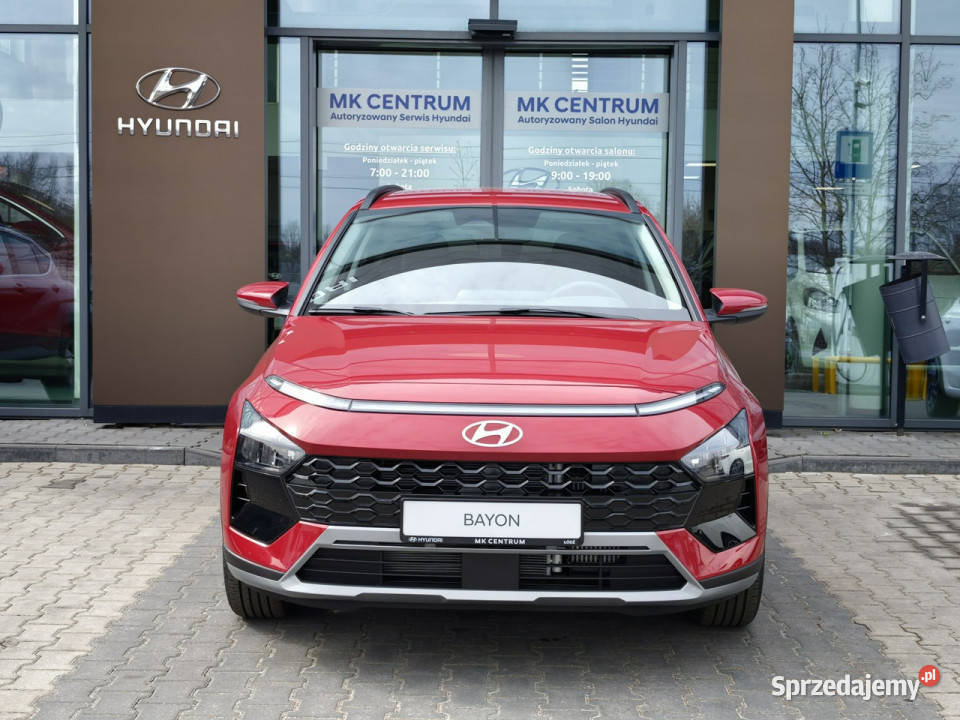 Hyundai Bayon 10 TGDI 90 Smart Design Tech czerwony Piotrków Trybunalski sprzedam