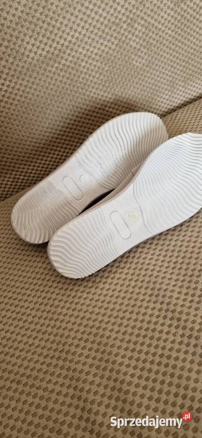 balerinki baleriny materiałowe 3839 szare beżowe Kraków