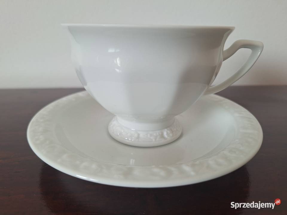 Rosenthal Maria Biała porcelanowa filiżanka do biały Gdańsk