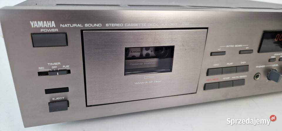 Magnetofon Yamaha KX360 KX 360 Stereo Cassette wielkopolskie Międzychód