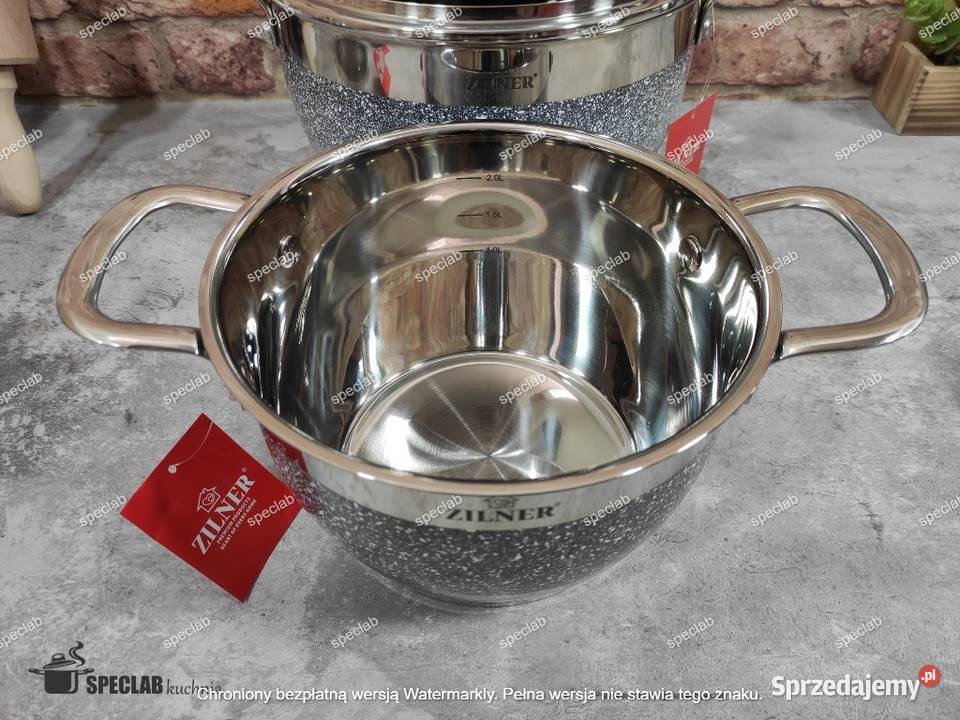 Garnki nierdzewne szare Łódź