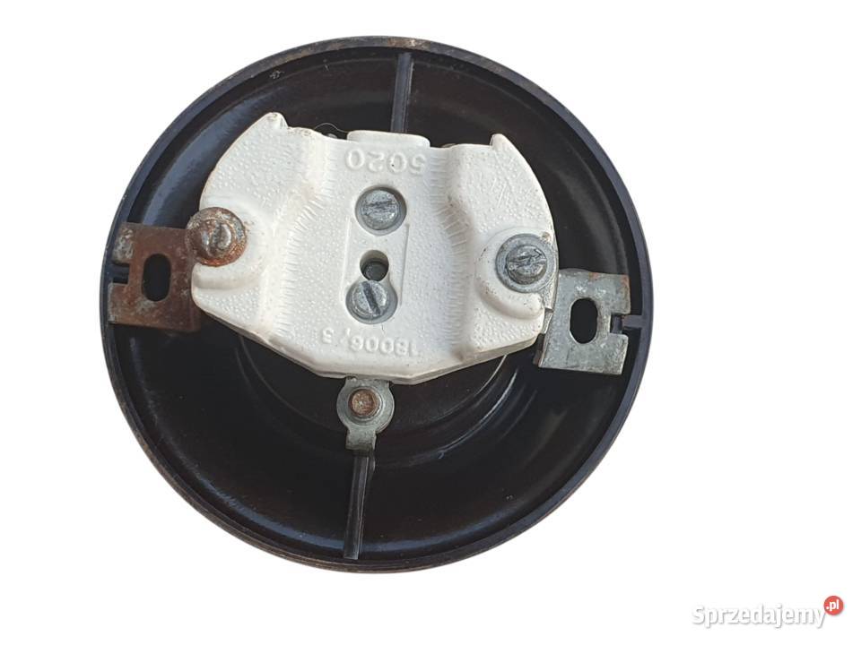 Stare gniazdko elektryczne podtynkowe bakelitowe