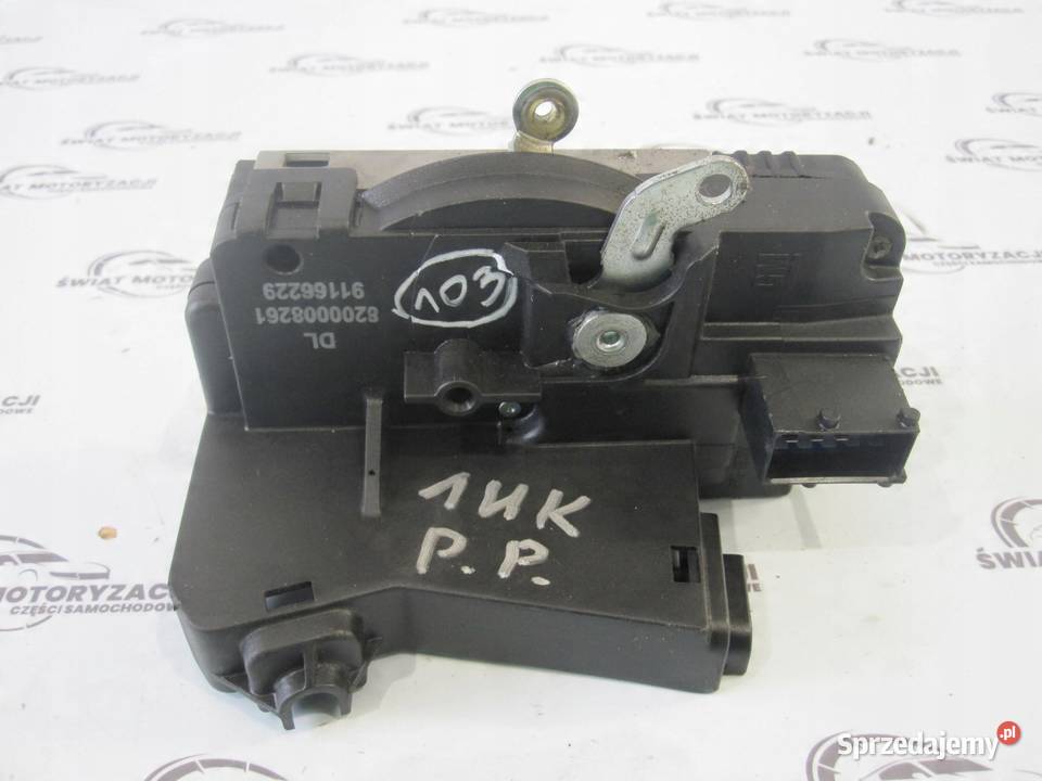 OPEL VIVARO A TRAFIC 08r zamek drzwi prawy przód sprzedam