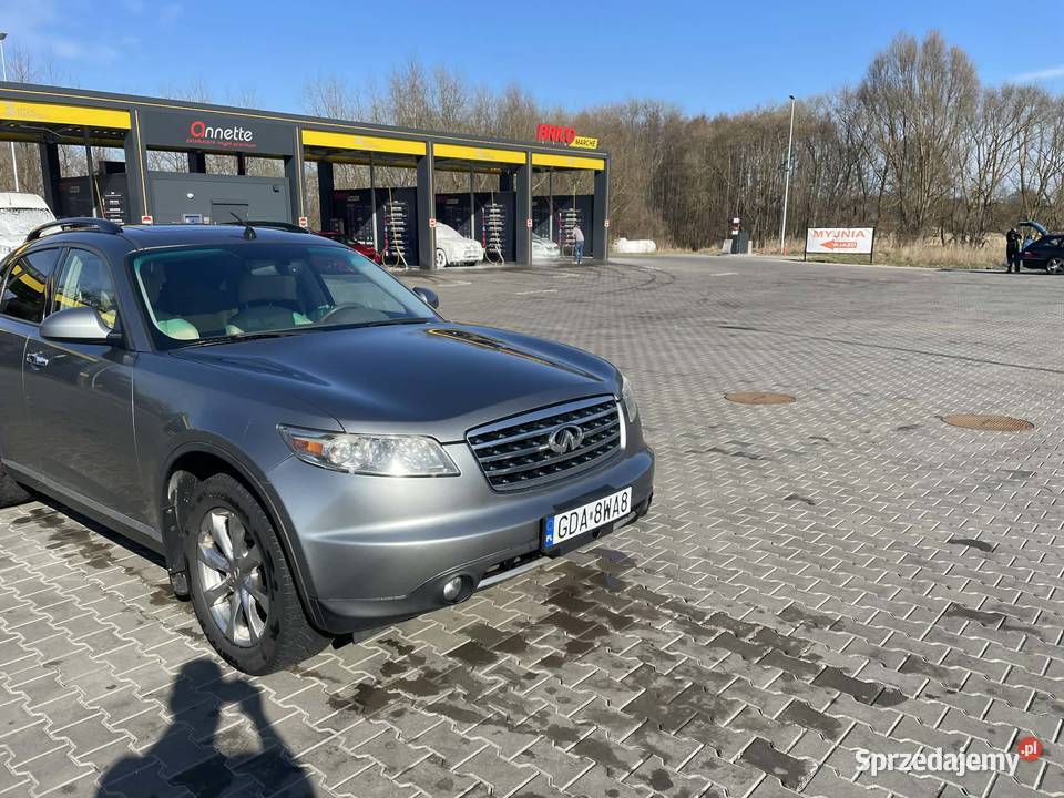 Infiniti FX35 2007r 35 V6 280 LPG 15lat w 3498cm3 pomorskie Pruszcz Gdański