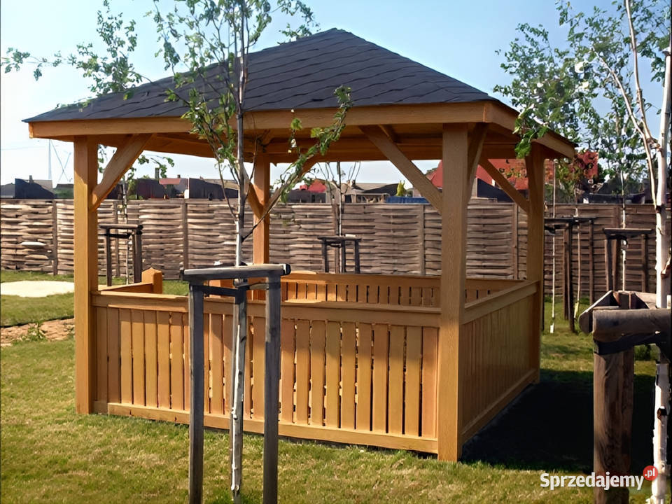 ALTANA 16 3x3m ALTANKA drewniana ogrodowa śląskie Parzymiechy
