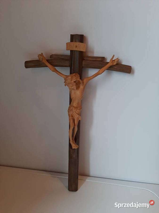 Rzeźba z drewna Ukrzyżowanie krzyż drewniany małopolskie