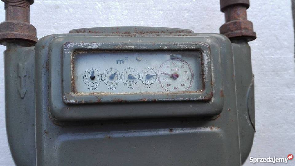 Zabytkowy gazomierz zegarowy polski Pszczyna sprzedam