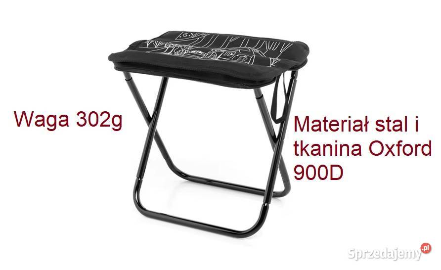 Krzesło Taboret Turystyczne Składane Udźwig 100 Krzesełka i leżaki Sieradz