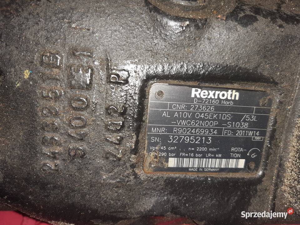 Pompa manitou 273626rexroth Manitou Pleszew