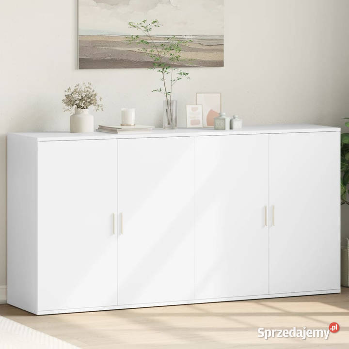 Szafki 2 białe 79x38x80 materiał drewnopochodny Warszawa