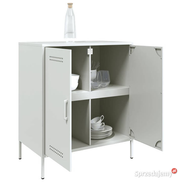 Szafka biała 68x39x79 stal WM842981 Dom i Ogród Warszawa sprzedam