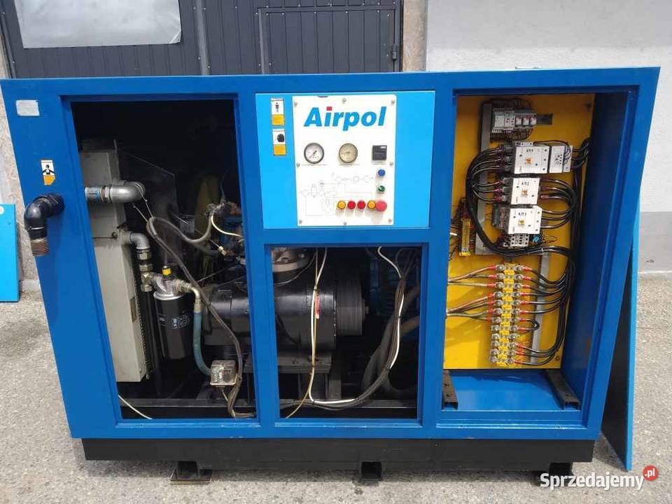 Kompresor sprężarka śrubowa AIRPOL 75 kW 610 m3h Stary Sącz