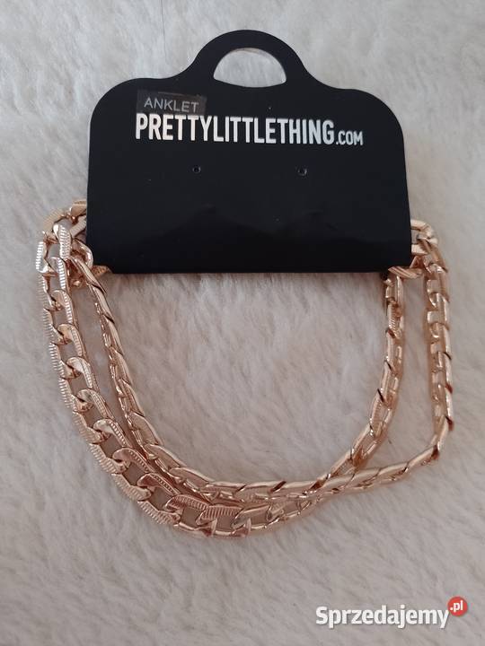 Wytworna podwójna bransoletka na nogę z Londynu Kraków