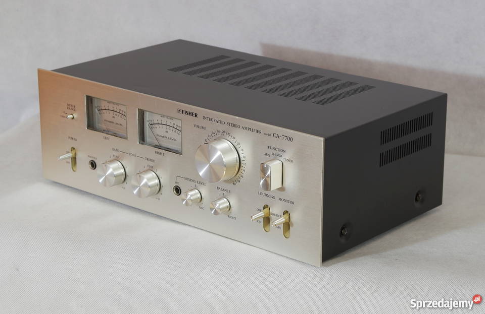 Fisher CA7700 wzmacniacz vintage na wychyłach Szczodre