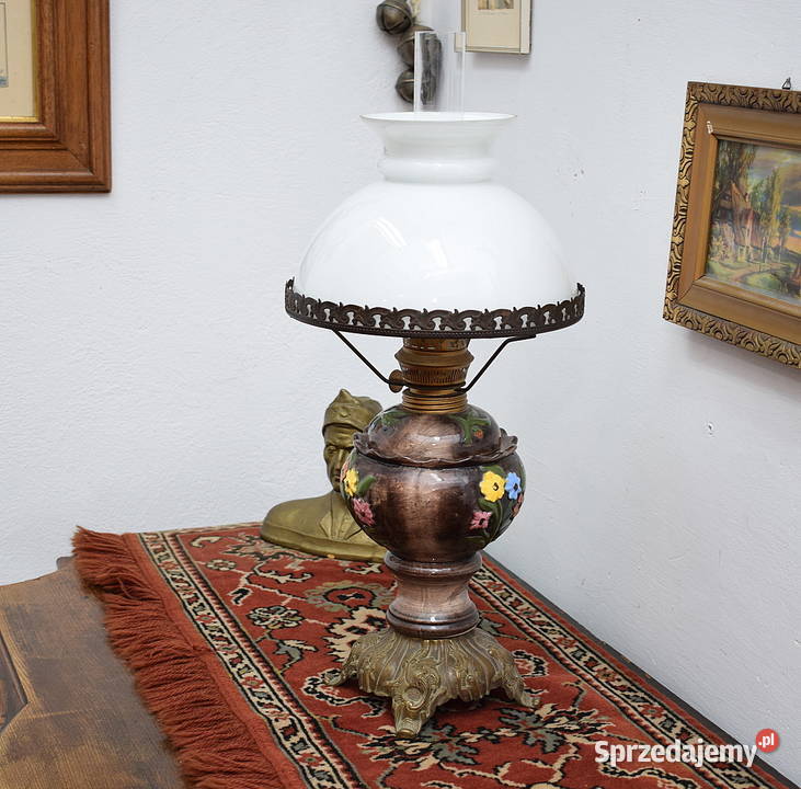 Lampa naftowa na biurko komodę wysyłam Świdnica