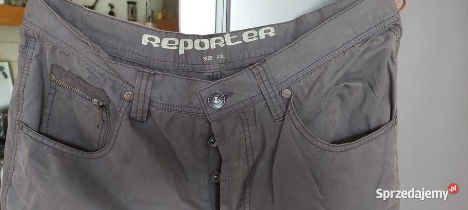 Spodnie męskie Reporter XXL materiałowe 100 Kraków sprzedam