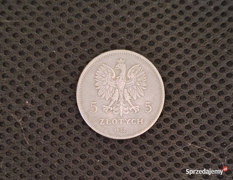 5 złotych 1932 r NIKE rant łaciński napis Kraków sprzedam