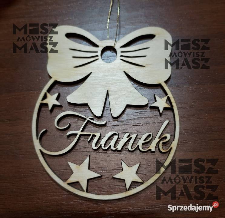 Bombka z imieniem nazwą spersonalizowana na Racot sprzedam