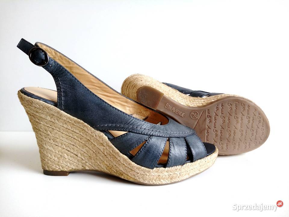 6388 5TH AVENUE ładne espadryle skóra 37 Kędzierzyn-Koźle