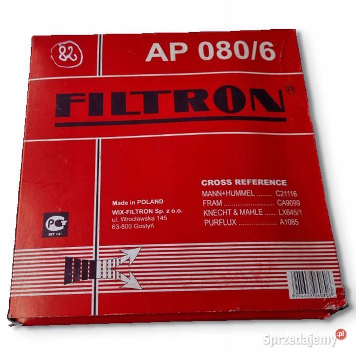 FILTR POWIETRZA Filtron AP 0806 AP0806 Citroen sprzedam