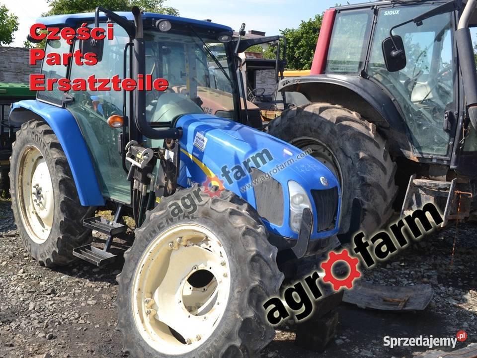 Holland T5050 części skrzynia biegów silnik Byków
