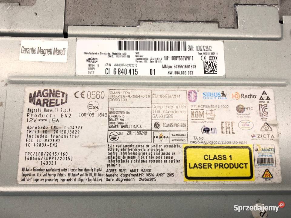 RADIO NAWIGACJA BMW F30 6840415 1118