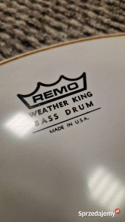 REMO weather king BASS DRUM membrana do centrali Gorzewo sprzedam
