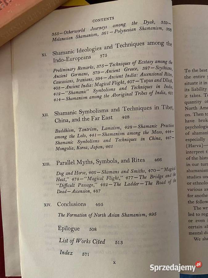 Mircea Eliade Archaic Techniques of Ecstasy Książki naukowe i popularnonaukowe śląskie