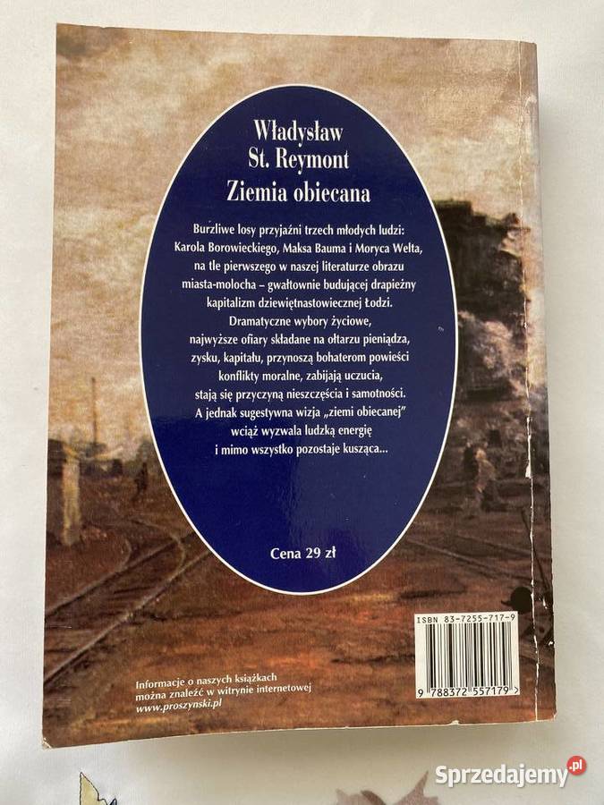 Ziemia ObiecanaWS Reymont ksiazka Proza i poezja lubelskie Lublin