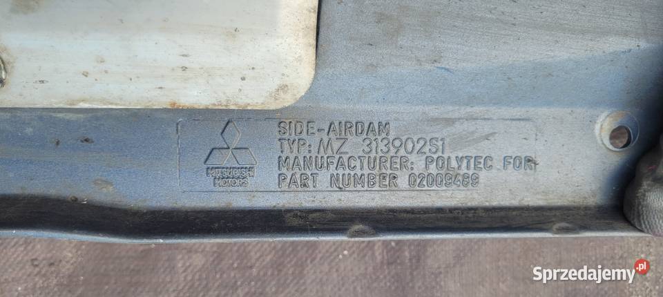 Listwa progowa lewa próg Mitsubishi Outlander II listwy boczne Ruda Śląska