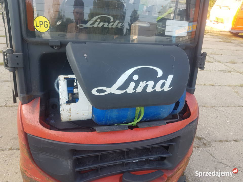 Gazowy wózek widłowy Linde H 16 t