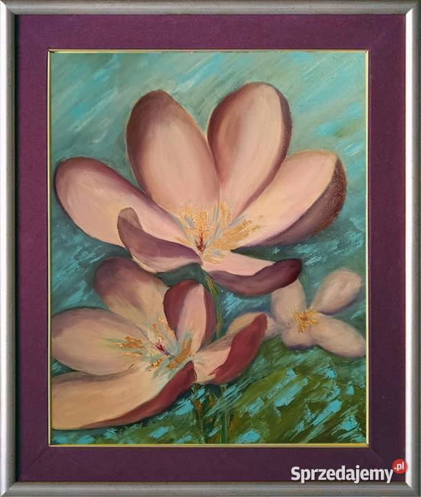 Obraz olejny Egzotyczny kwiat lubelskie Lublin