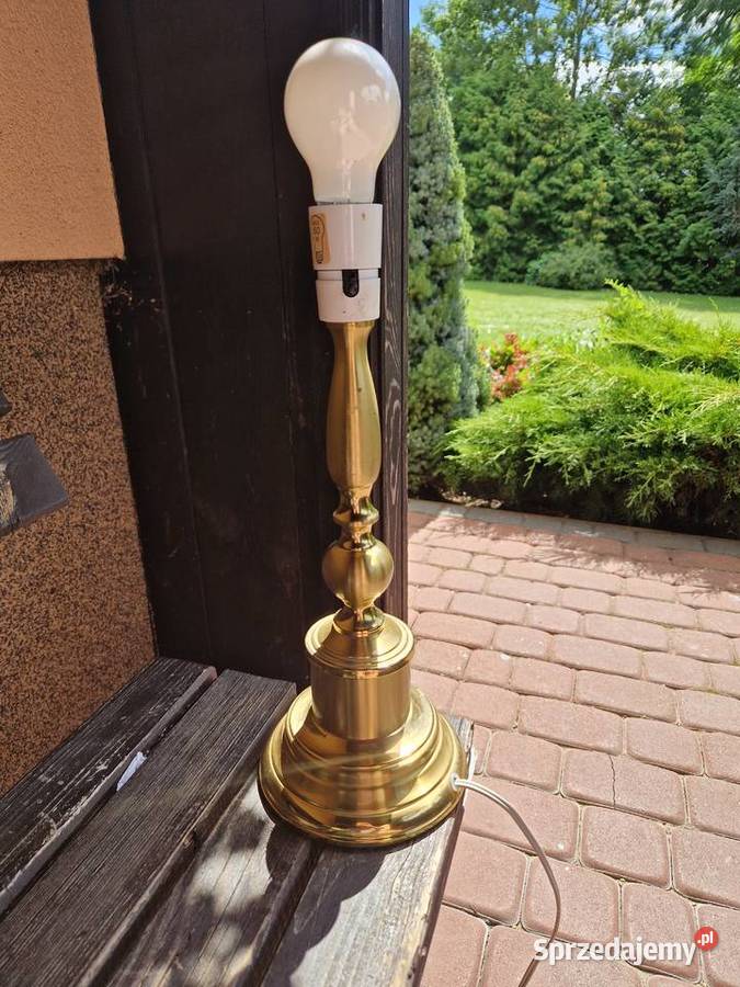 Lampa mosiężna Wierzchowina