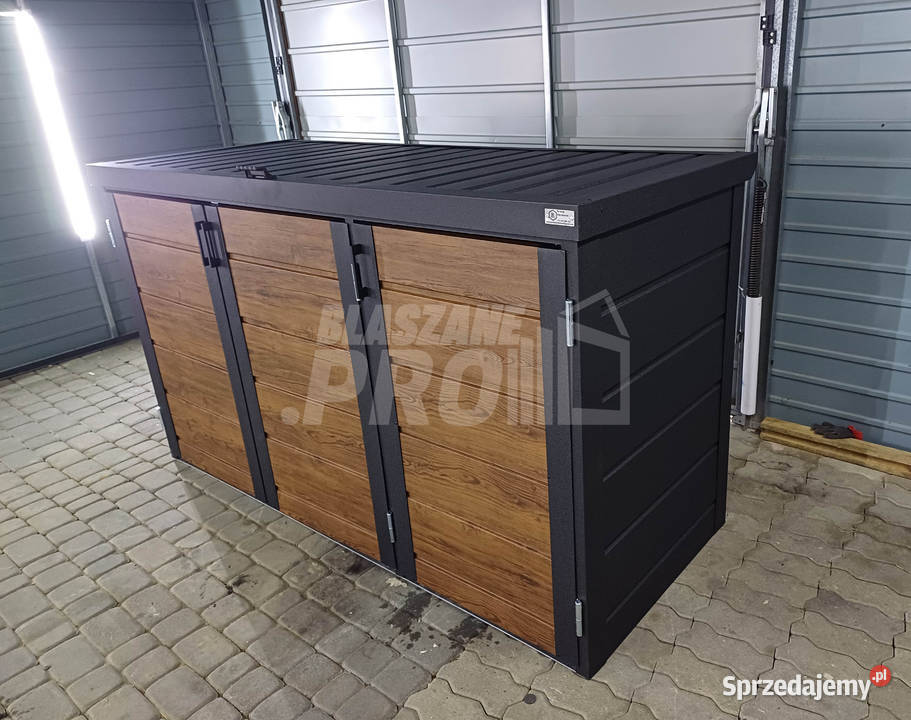 Zabudowa koszy na śmieci wiata śmietnikowa Pozostałe Morąg